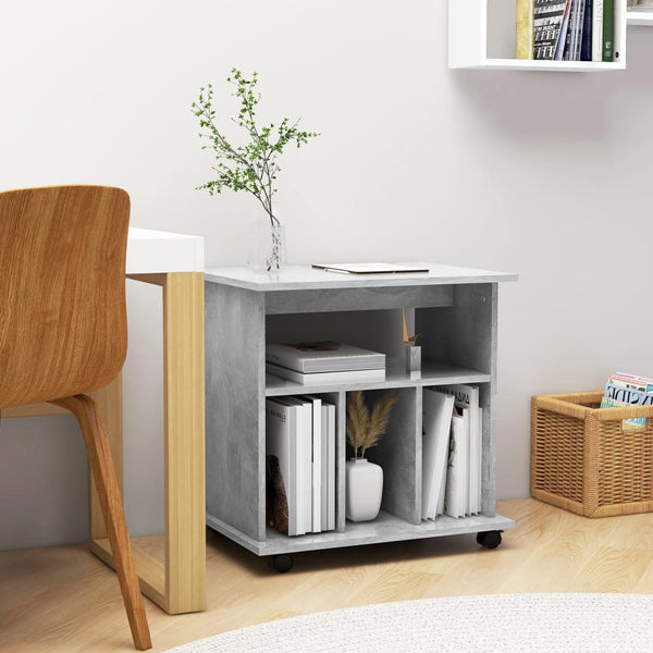 Rollschrank Betongrau 60 cm