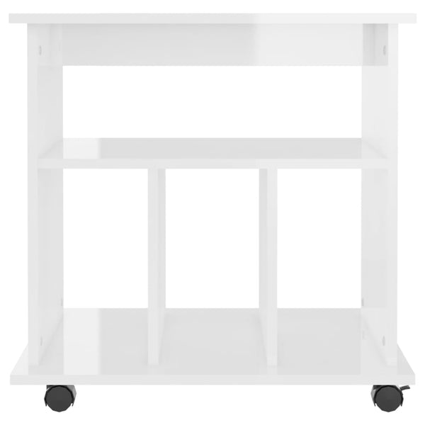 Rollschrank Weiß Hochglanz 60x60 cm