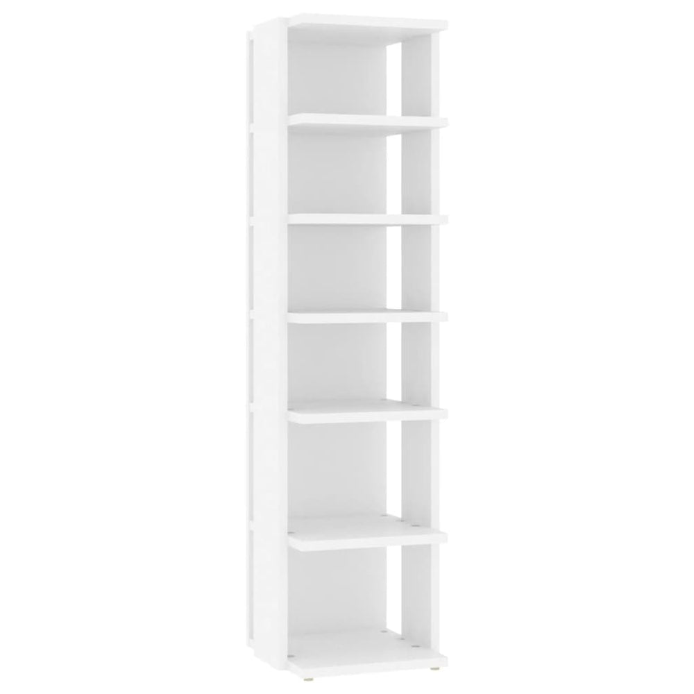 Weißer Schuhschrank Holzwerkstoff, 102 cm hoch