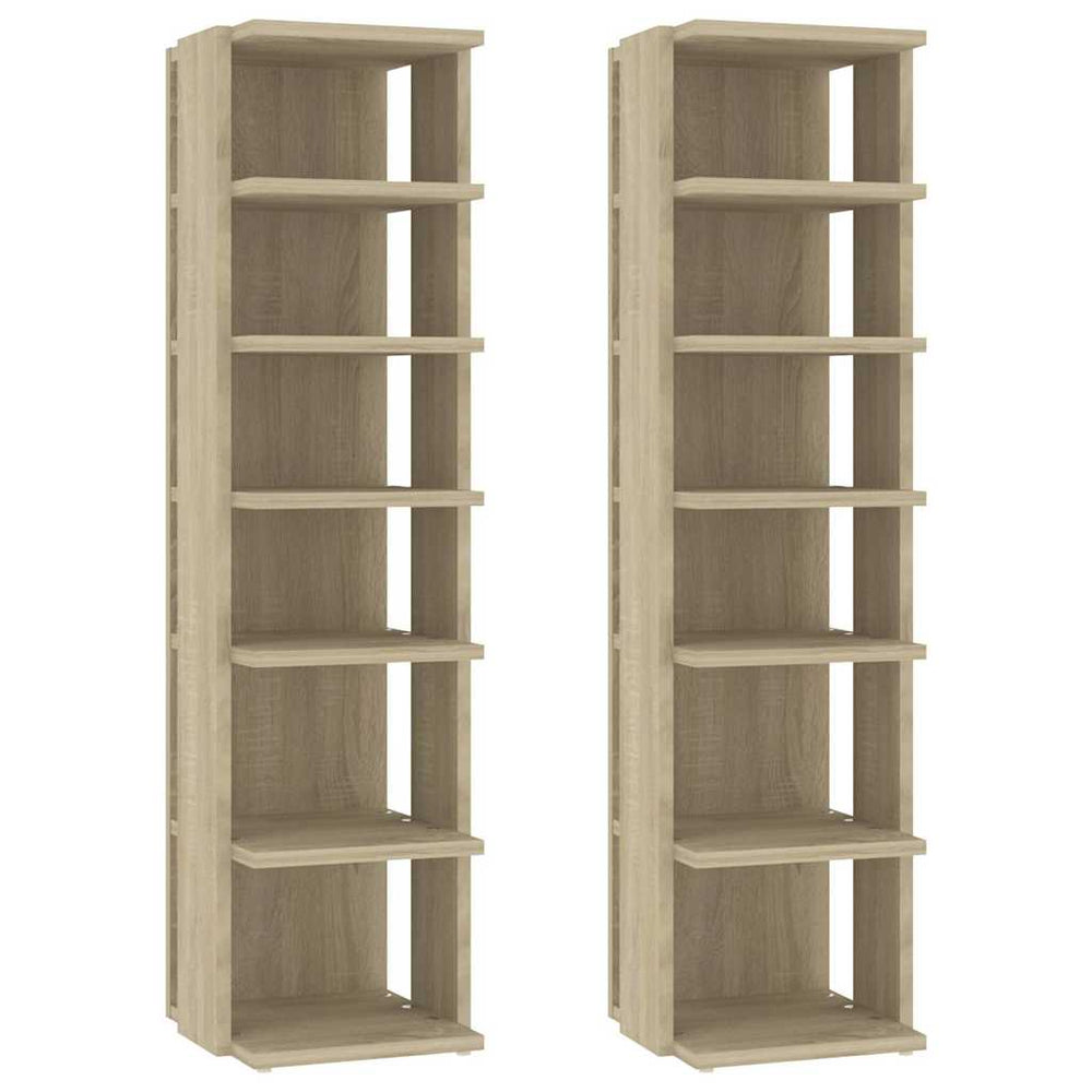 Schuhschrank Sonoma-Eiche, 2er-Set