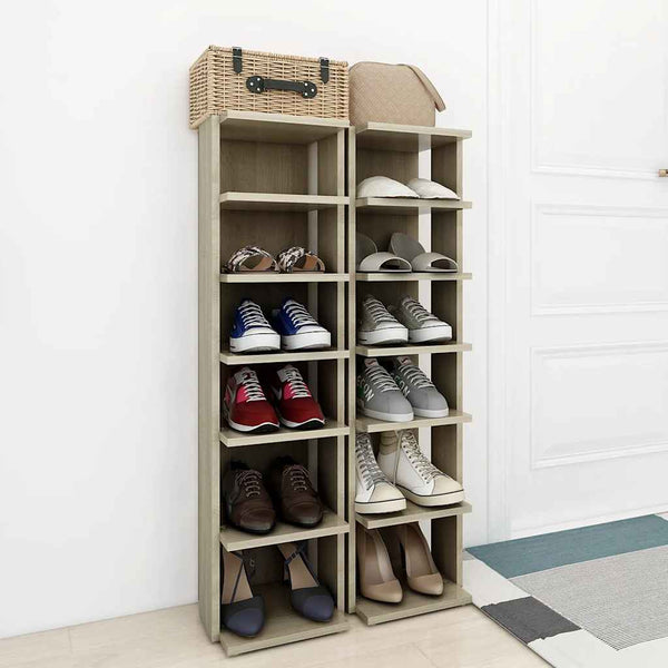 Schuhschrank Sonoma-Eiche, 2er-Set