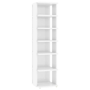 Hochglanz Schuhschrank Weiß 102cm