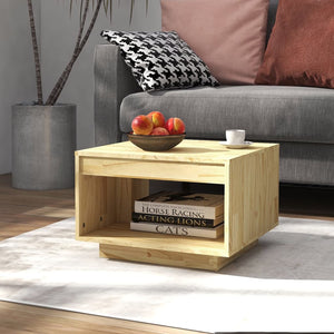 Couchtisch Kiefer Massivholz 50x50 cm