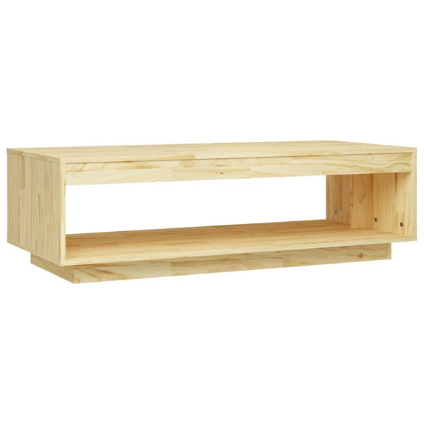 Massivholz Couchtisch Kiefer 110x50 cm