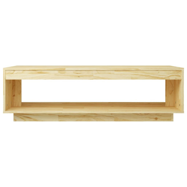 Massivholz Couchtisch Kiefer 110x50 cm