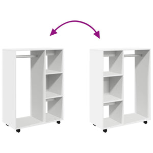 Weißer Kleiderschrank 80x40x110 cm