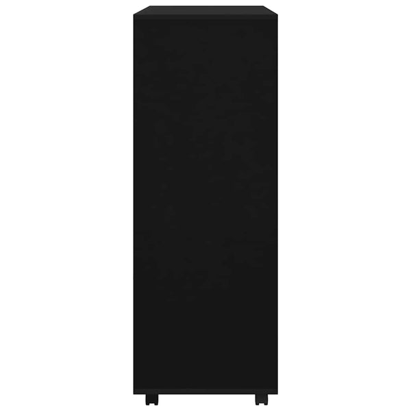 Schwarzer Kleiderschrank 80x40x110cm