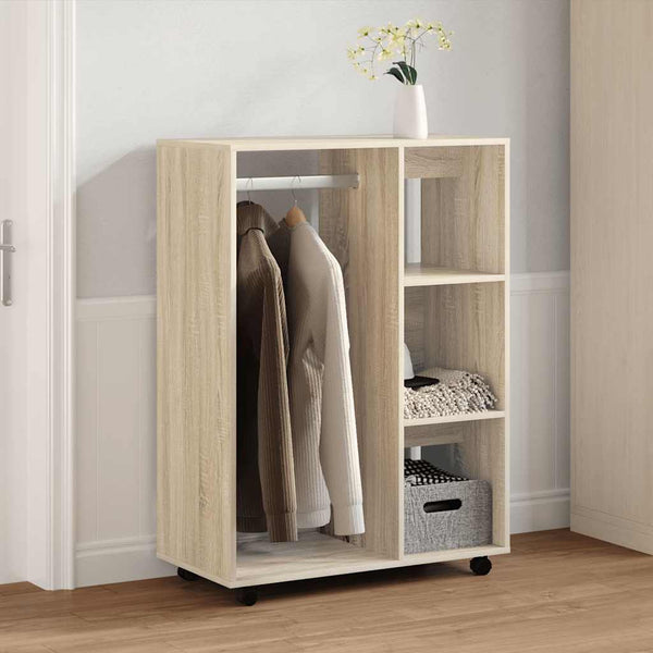 Sonoma Eiche Kleiderschrank, 80cm