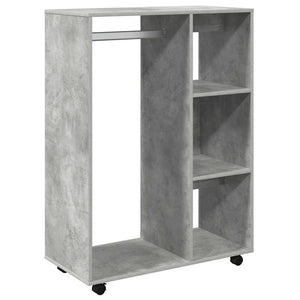 Betongrauer Kleiderschrank 80x40x110 cm