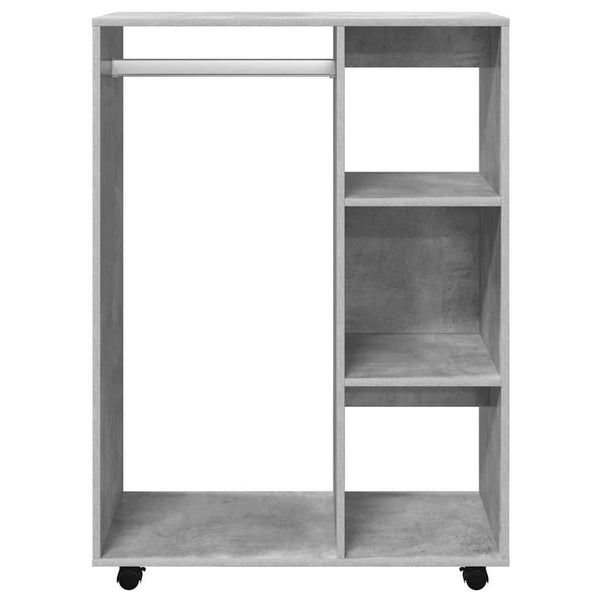 Betongrauer Kleiderschrank 80x40x110 cm