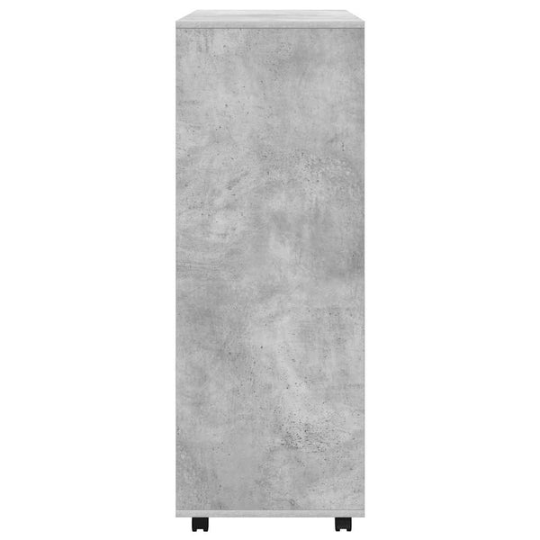 Betongrauer Kleiderschrank 80x40x110 cm