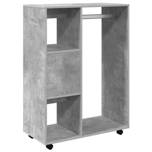 Betongrauer Kleiderschrank 80x40x110 cm