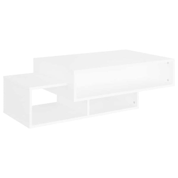 Weißer Couchtisch 105 cm Holzwerkstoff