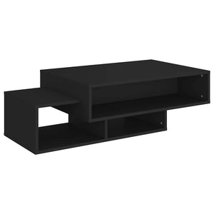 Schwarzer Couchtisch 105x55 cm