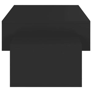 Schwarzer Couchtisch 105x55 cm