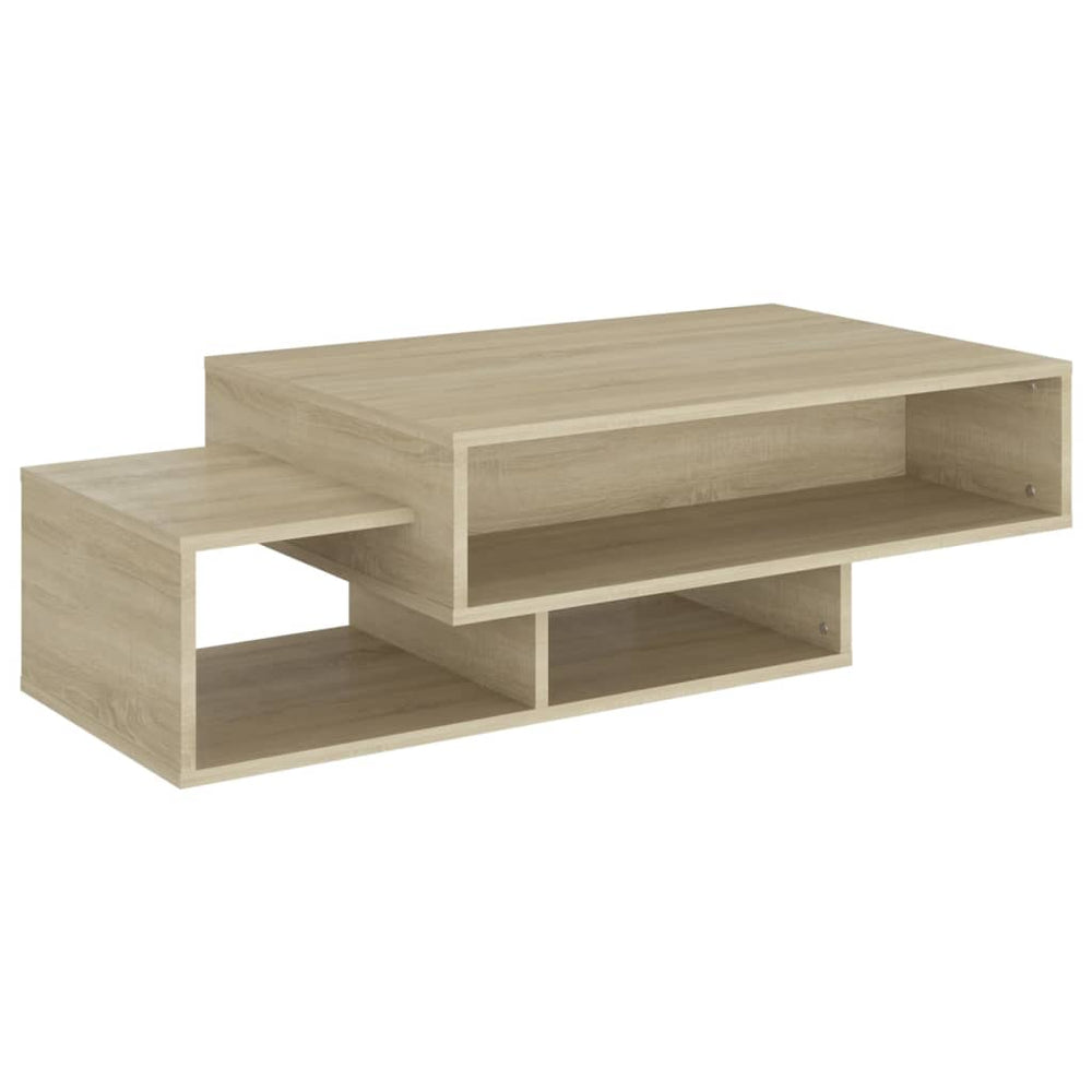 vidaXL Table basse chêne Sonoma 105x55x32 cm bois d'ingénierie