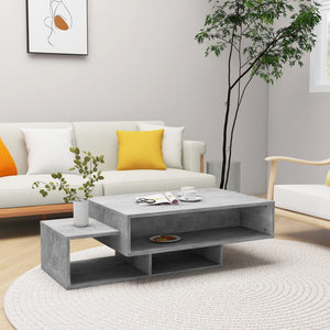 Betongrauer Couchtisch 105 cm