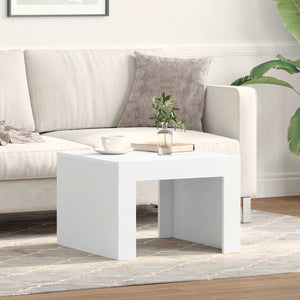 Weißer Couchtisch 50x50 cm