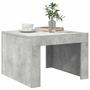 Betongrau Couchtisch 50x50 cm