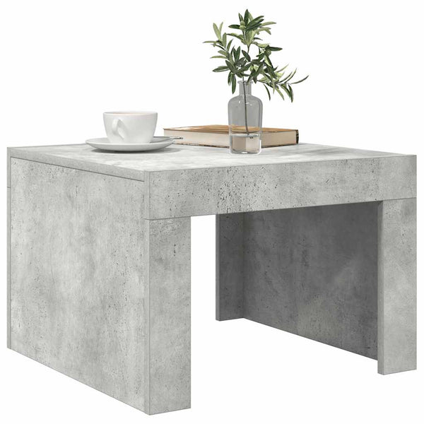 Betongrau Couchtisch 50x50 cm