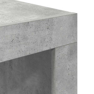 Betongrau Couchtisch 50x50 cm