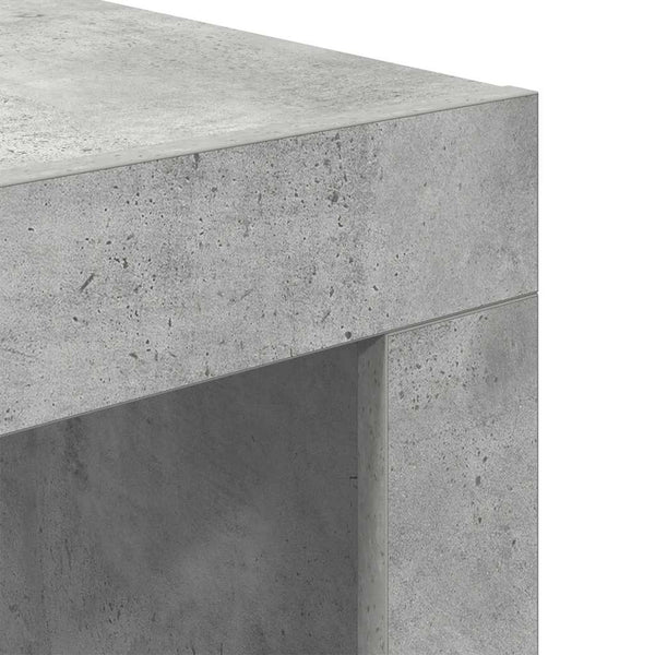 Betongrau Couchtisch 50x50 cm