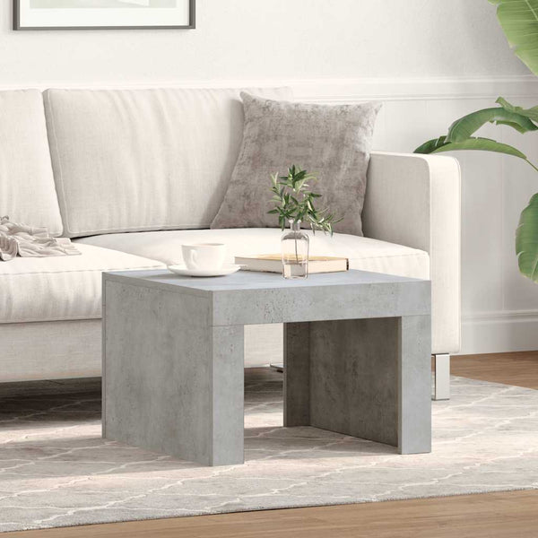Betongrau Couchtisch 50x50 cm