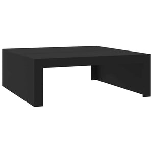 Schwarzer Couchtisch 100x100 cm