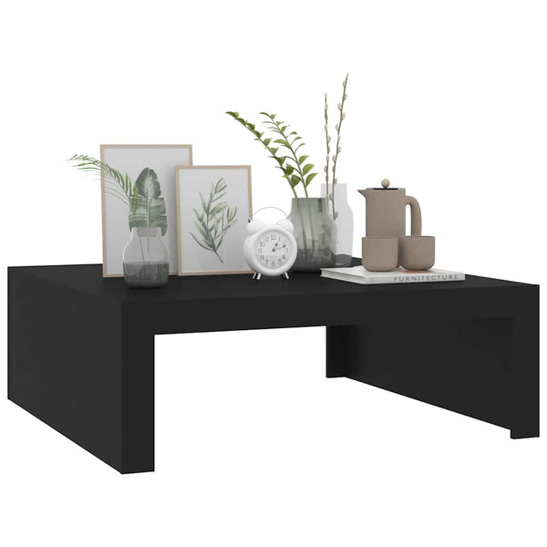 Schwarzer Couchtisch 100x100 cm