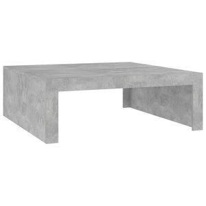 Betongrauer Couchtisch 100x100 cm