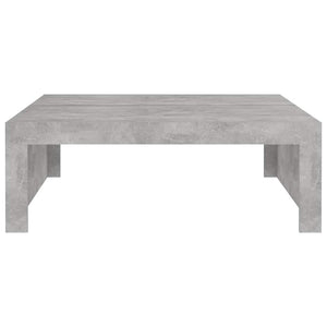 Betongrauer Couchtisch 100x100 cm
