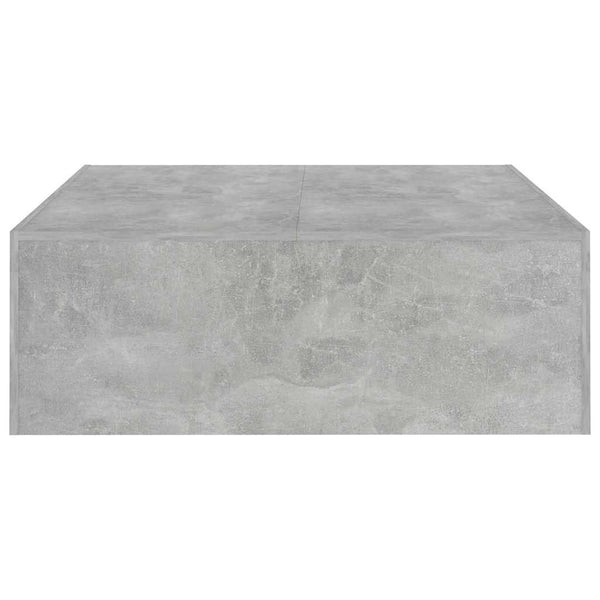 Betongrauer Couchtisch 100x100 cm