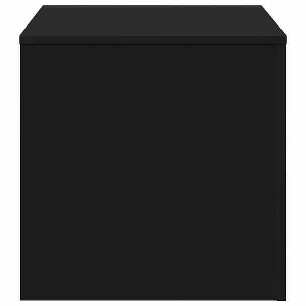 Schwarze Beistelltische, 3er-Set