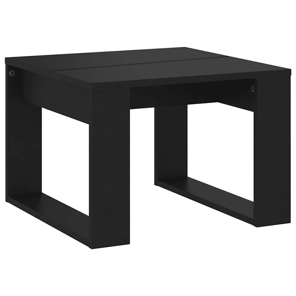 Schwarzer Beistelltisch 50x50 cm