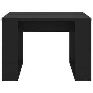 Schwarzer Beistelltisch 50x50 cm