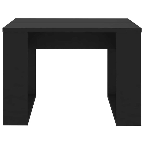 Schwarzer Beistelltisch 50x50 cm