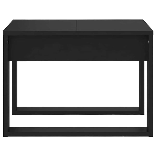 Schwarzer Beistelltisch 50x50 cm