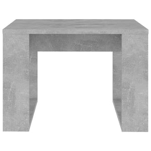 Betongrauer Beistelltisch 50x50 cm