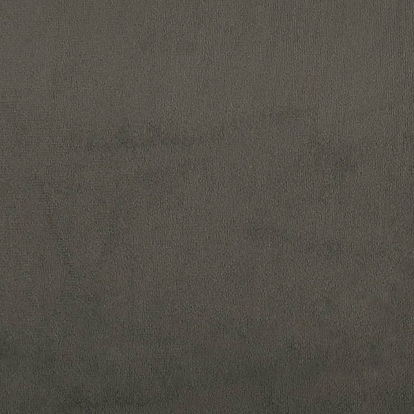 Dunkelgrauer Samt Fußhocker 78x56 cm