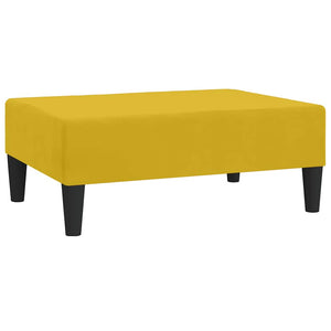 Gelber Samt Fußhocker 78x56x32 cm