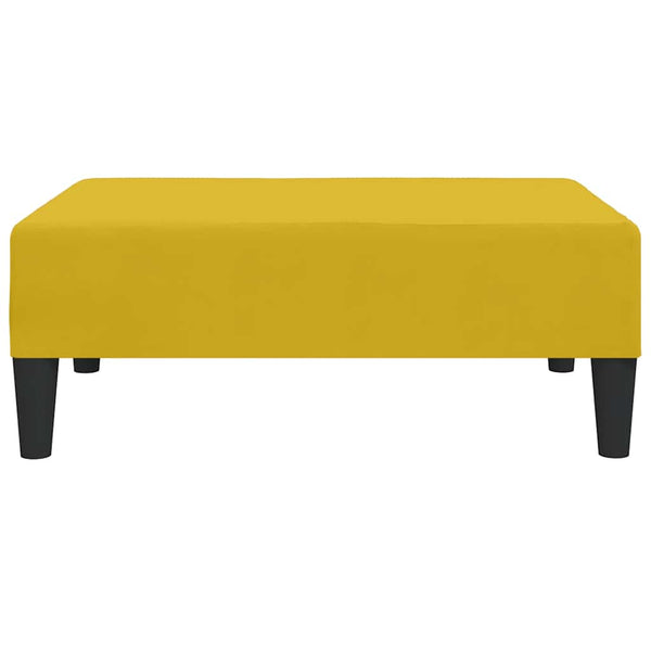 Gelber Samt Fußhocker 78x56x32 cm