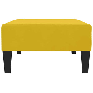 Gelber Samt Fußhocker 78x56x32 cm