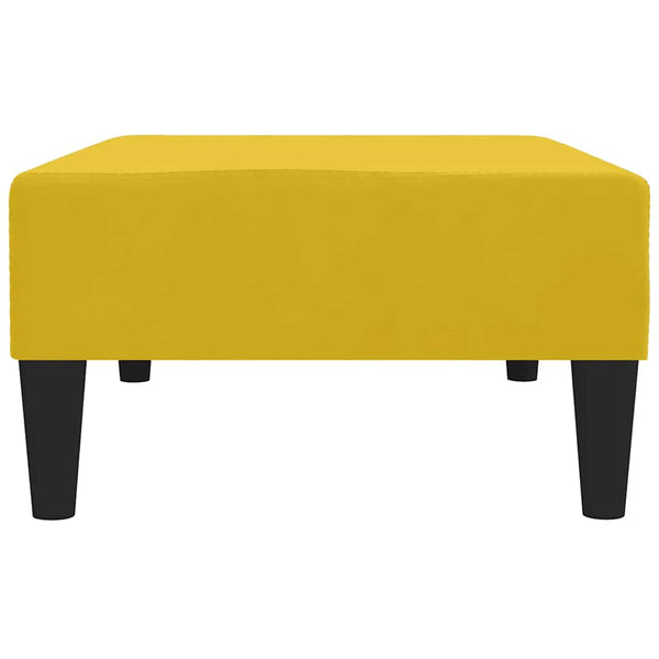 Gelber Samt Fußhocker 78x56x32 cm