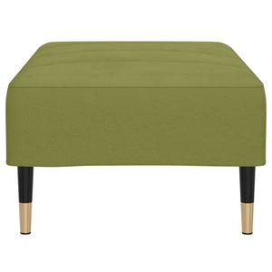 Hellgrüner Samt Fußhocker 78x56x32cm