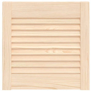 Schranktür Lamellen-Design 39,5x39,4 cm Massivholz Kiefer