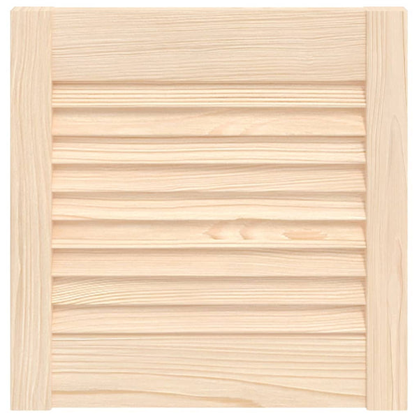 Schranktür Lamellen-Design 39,5x39,4 cm Massivholz Kiefer