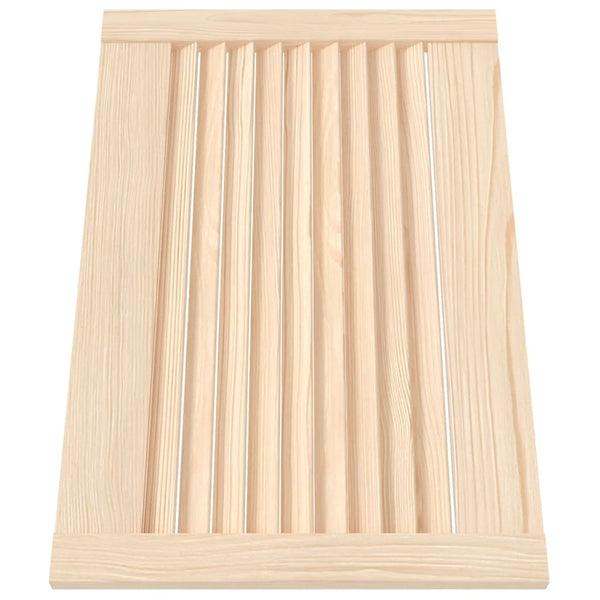 Schranktüren Lamellen-Design 4 Stk. 39,5x59,4 cm Massivholz