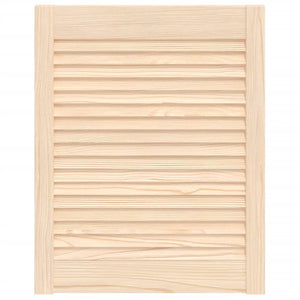 Schranktür Lamellen-Design 61,5x49,4 cm Massivholz Kiefer