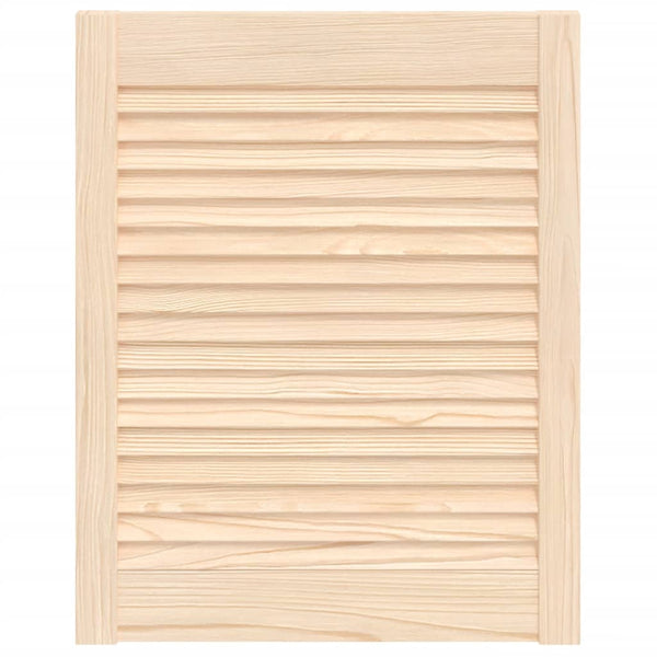 Schranktür Lamellen-Design 61,5x49,4 cm Massivholz Kiefer