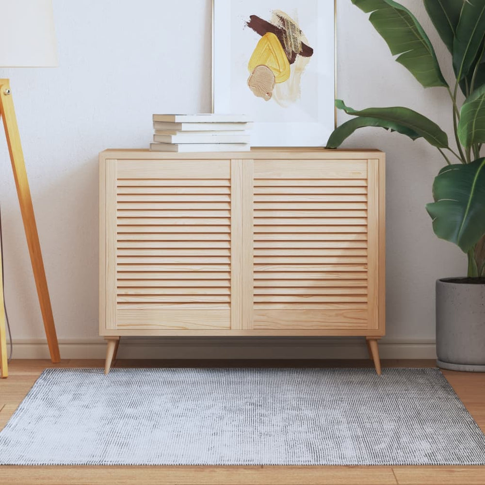 Schranktüren Lamellen-Design 2 Stk. 61,5x49,4 cm Massivholz